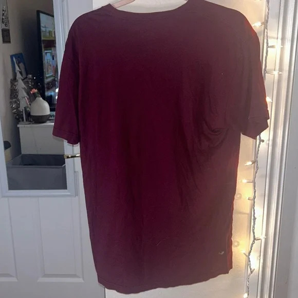 Large Maroon I Am Trouble Shirt, Super Soft, Next Level Apparel - Picture 2 of 2